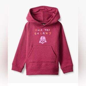 Amazon Girls' Star Wars Hooded Sweatshirt in Berry